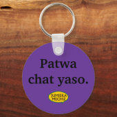 Patwa Chat yaso Schlüsselanhänger (Vorderseite)