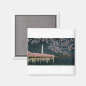 PAU42 Washington am Abend.tif Magnet (Vorderseite/Rückseite)