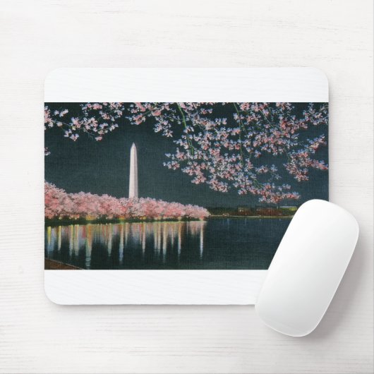 PAU42 Washington an Night.tif Mousepad (Mit Mouse)