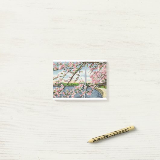 PAU45 Washington Monument 2.tif Post-it Klebezettel (Auf Schreibtisch)