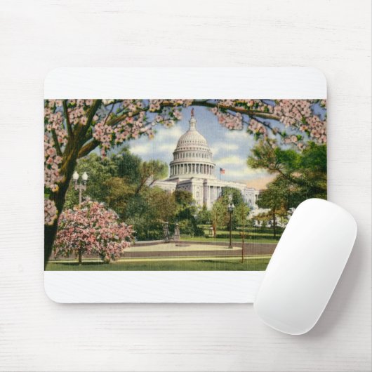 PAU46 US Capitol.tif Mousepad (Mit Mouse)