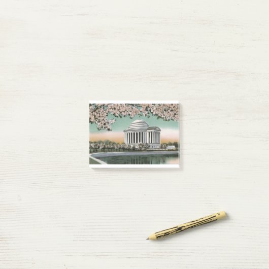 PAU48 Jefferson Erinnerungs2.tif Post-it Klebezettel (Auf Schreibtisch)