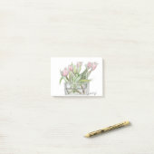 PAU58 Blume 1.tif Post-it Klebezettel (Auf Schreibtisch)