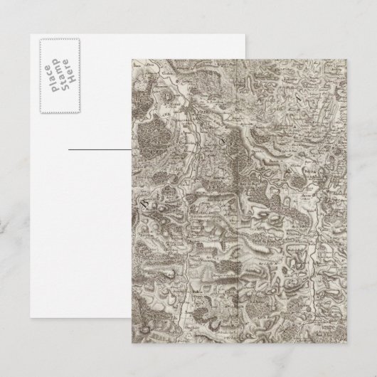 Pau, Bearn Postkarte (Vorne/Hinten)