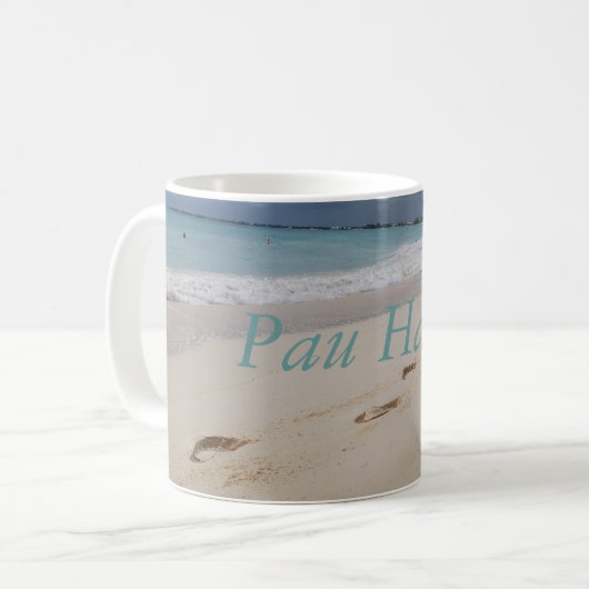 Pau Hana Hawaii Kaffeetasse (Vorderseite Links)