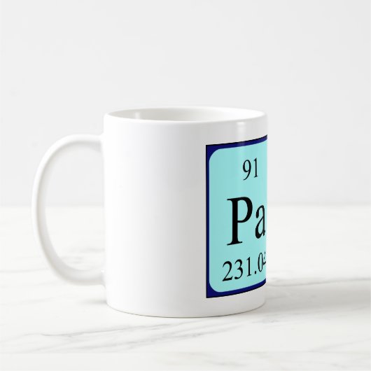 Pau Periodenname Tasse (Links)