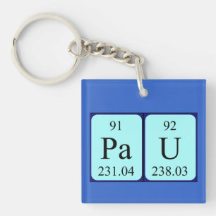 Pau Periodenschlüsselring Schlüsselanhänger