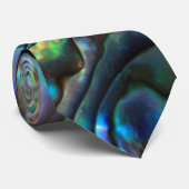 Paua abalone blaue und grüne Muschel Krawatte (Gerollt)