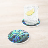 Paua Abalone-Detail Untersetzer (Seite)