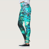 Paua Abalone Muschel Naturdesign Leggings (Links)