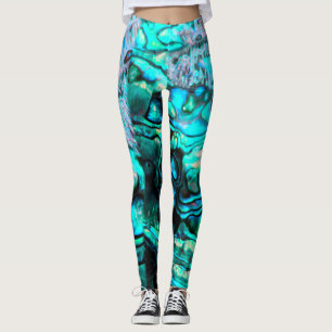 Paua Abalone Muschel Naturdesign Leggings