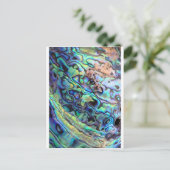 Paua abalone-Muschel Postkarte (Stehend Vorderseite)