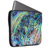 Paua abalone schöne Muschel Neopren Ärmel Laptopschutzhülle (Vorne Rechts)