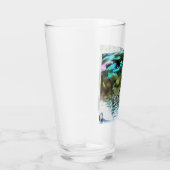 Paua Black Abalone Muschel Regenbogenfarben Glas (Rechts)