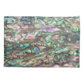 Paua Muschel Abalone Natural Pillow Case Sham Kissenbezug (Rückseite)