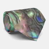 Paua Muschel Abalone Natürliche Krawatte (Gerollt)