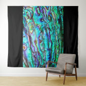 Paua Muschel Abalone Tapestry Wandteppich (Beispiel (Horizontal))