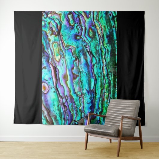 Paua Muschel Abalone Tapestry Wandteppich (Beispiel (Horizontal))