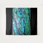 Paua Muschel Abalone Tapestry Wandteppich (Vorderseite (Horizontal))