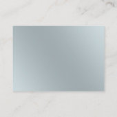 Paua Muschel & Waves Hochzeitskarte Begleitkarte (Rückseite)