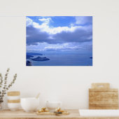 Pauanui Blick von Norden auf den Berg Paku Poster (Küche)