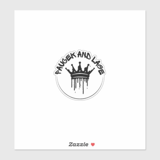 Paueek und Lage Custom-Cut Vinyl Sticker (Blatt)