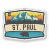 Paul, Alaska Aufkleber (Vorderseite)