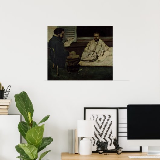 Paul Alexis Reading a Manuscript Poster (Heimbüro)