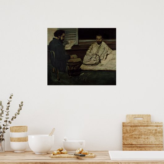 Paul Alexis Reading a Manuscript Poster (Küche)