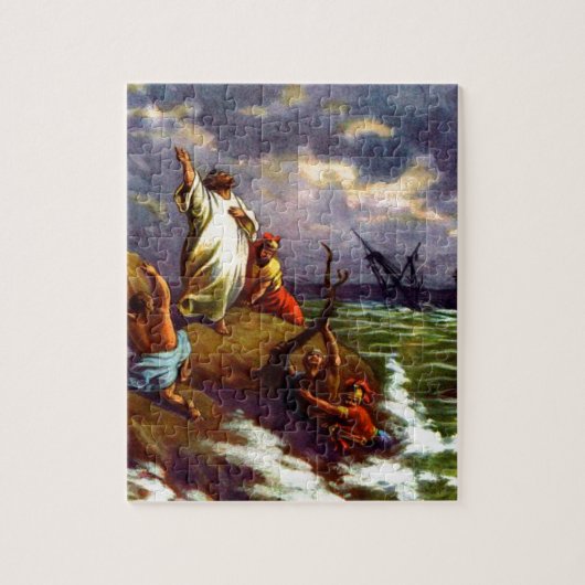 Paul am Meer Wrack Puzzle Design (Vertikal)