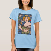 Paul Berthon - Lady mit Orchids T-Shirt (Vorderseite)