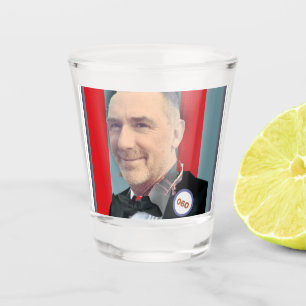 Paul Birthday Image - 60 6 cm Runder Abzeichen Squ Schnapsglas