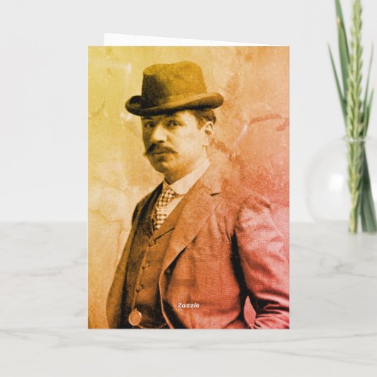 Paul Bourget Karte (Rückseite)