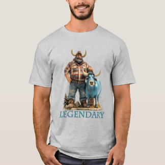 Paul Bunyan Babe der Blue Ox Legendary Lumberjack T-Shirt