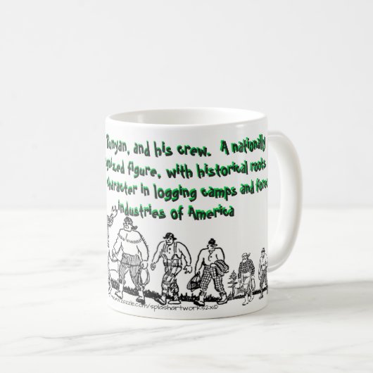 "Paul Bunyan Crew" Kaffeetasse (VorderseiteRechts)
