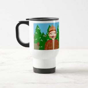 Paul Bunyan Illustrierte Tasse