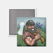 Paul Bunyan Magnet (Vorderseite/Rückseite)