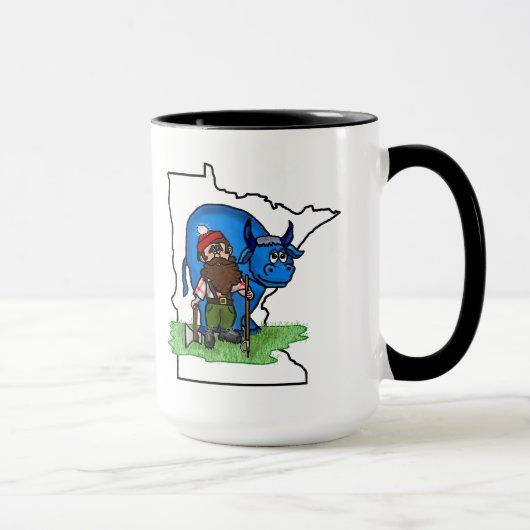 Paul Bunyan Minnesota Homeboy-Tasse Tasse (Rechts)