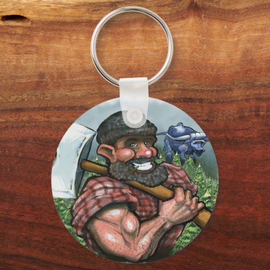 Paul Bunyan Schlüsselanhänger (Vorderseite)
