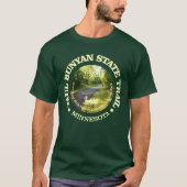 Paul Bunyan Staat Trail (Fahrrad c) T-Shirt (Vorderseite)