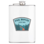 Paul Bunyan Staat Trail Flachmann (Vorderseite)