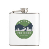 Paul Bunyan Staat Trail Flachmann (Vorderseite)