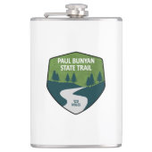 Paul Bunyan Staat Trail Flachmann (Vorderseite)