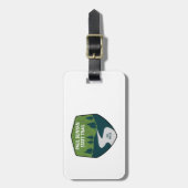 Paul Bunyan Staat Trail Gepäckanhänger (Vorderseite vertikal)