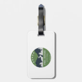 Paul Bunyan Staat Trail Gepäckanhänger (Rückseite vertikal)