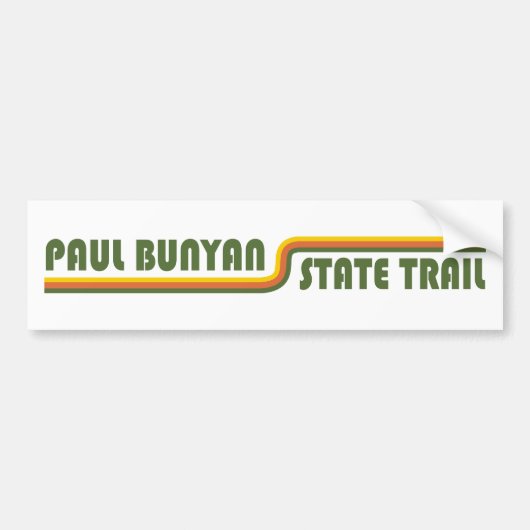 Paul Bunyan Staat Trail Minnesota Autoaufkleber (Vorne)