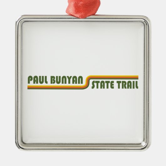 Paul Bunyan Staat Trail Minnesota Ornament Aus Metall (Vorne)