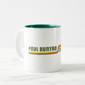 Paul Bunyan Staat Trail Minnesota Zweifarbige Tasse (Vorderseite Links)