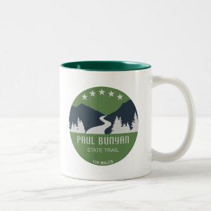 Paul Bunyan State Trail Zweifarbige Tasse