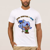 Paul Bunyan und Baby der blaue Ochsen-T - Shirt (Vorderseite)
